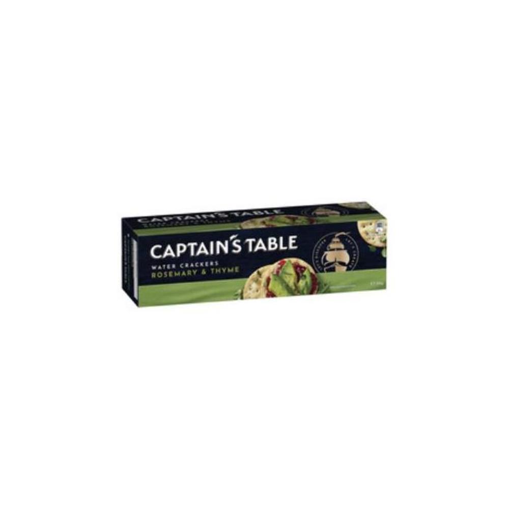 Captains Table Water Crackers Rosemary & Thyme 125g