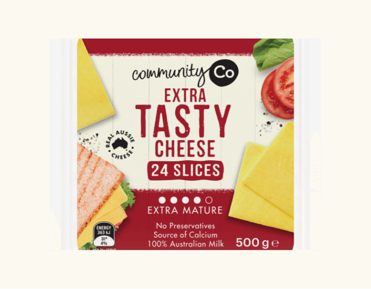Community Co Extra Tasty Sliced Cheese 500g