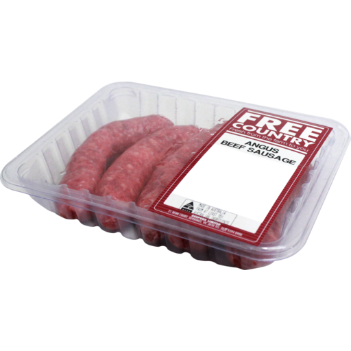 Free Country Angus Beef Sausages/kg