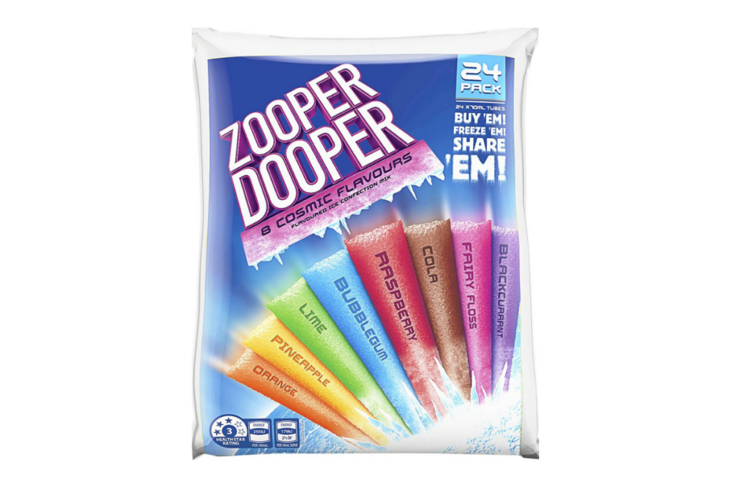 Zooper Dooper 8 Cosmic Flavours 24 pk