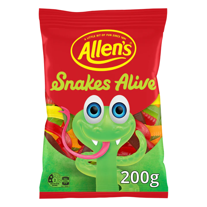 Allens Snakes 200g