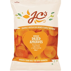 JC's Apricots Dried 200g