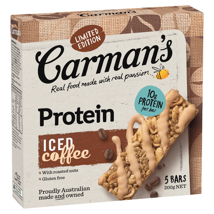 Carmans Protein Bar Iced Coffee 200g