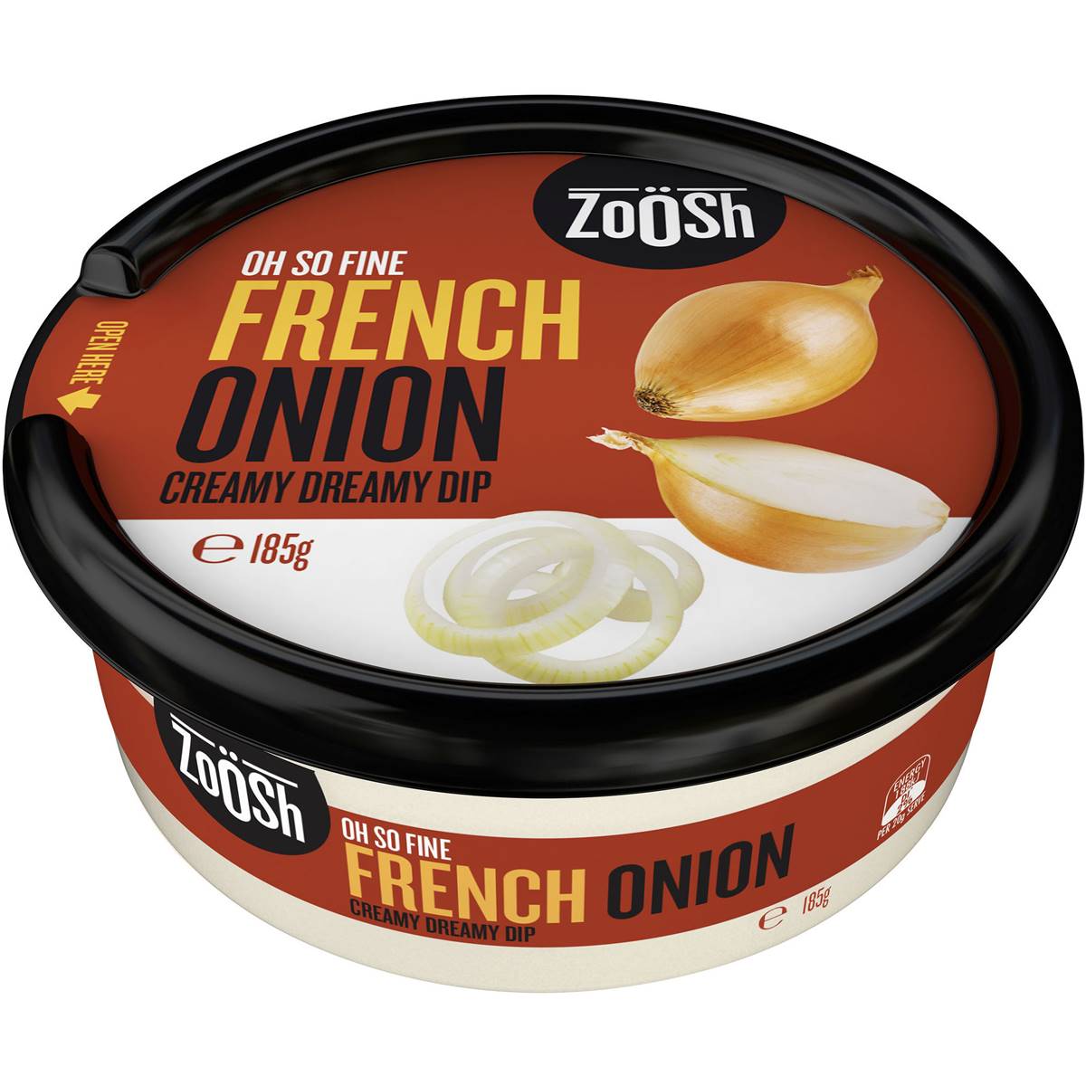 Zoosh Dip French Onion 185gm