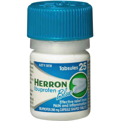 Herron Blue Ibuprofen 25pk