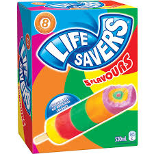 Life Savers 8 pack Iceblocks