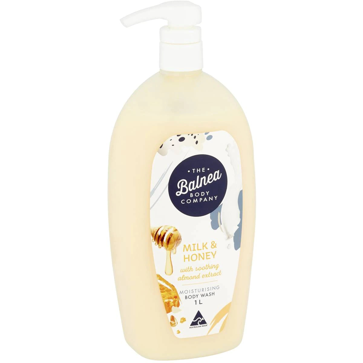 Balnea Milk & Honey Body Wash 1L