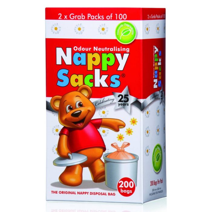 Nappy Sacks Odor Neutralising 200pk