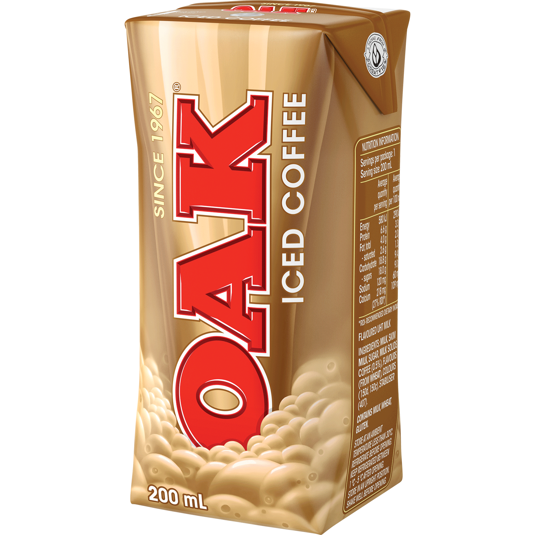 Oak Milk Iced Coffee UHT 200ml