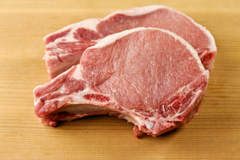 Free Country Pork Mid Loin Chops/kg (Frozen)
