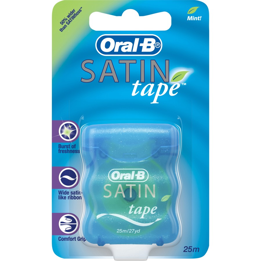 Oral B Floss Satin Tape Mint 25m