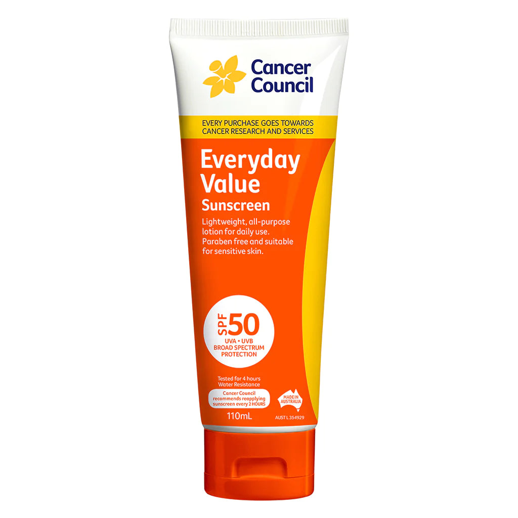 Cancer Council Sunscreen Everyday SPF50+ 110ml