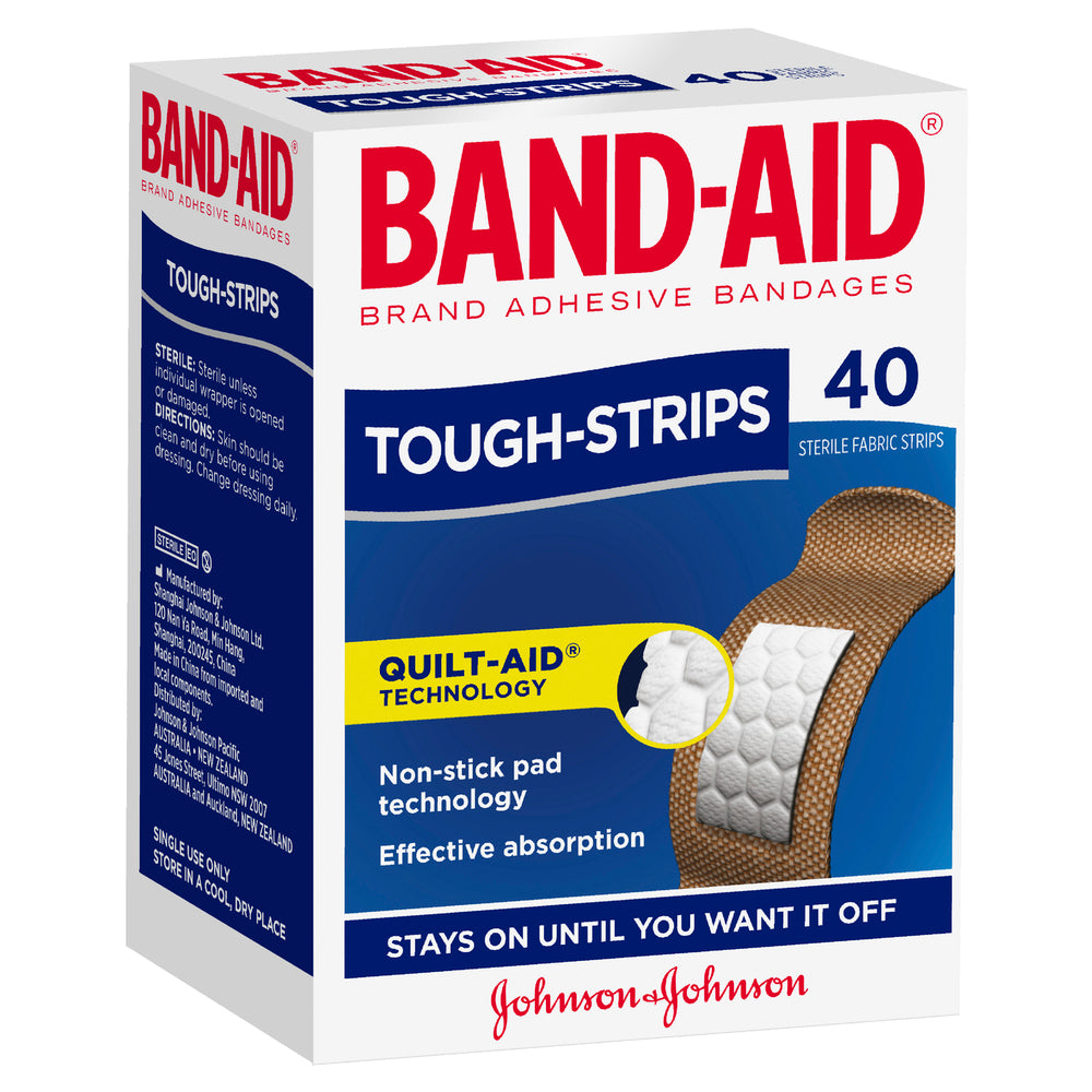 Band-aid Tough Strips 40pk