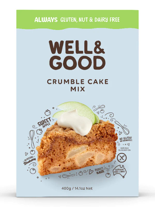 Well & Good Crumble Cake Mix 400g