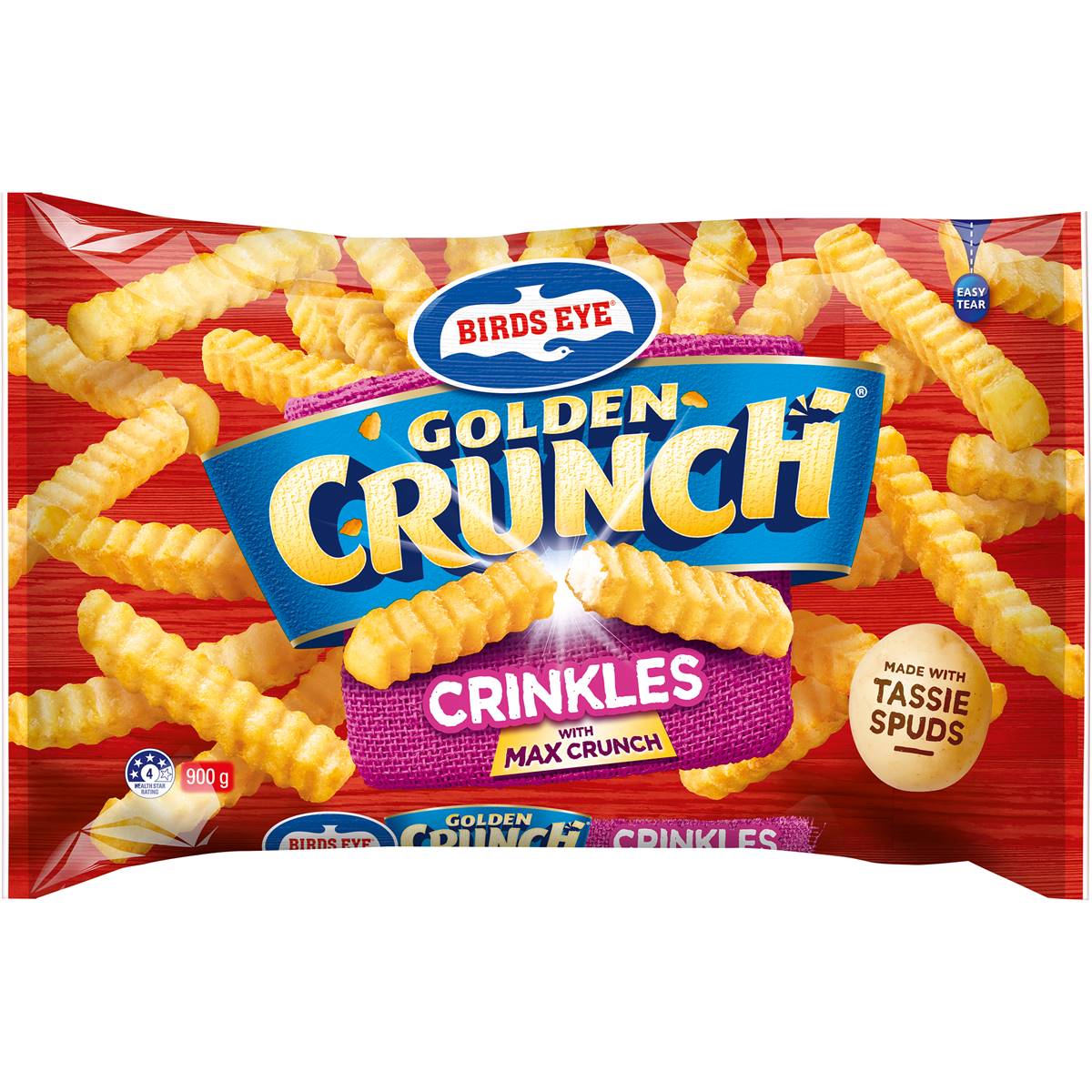 Birds Eye Golden Crunch Crinkle Chips 900g