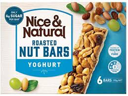 Nice and Natural Yoghurt Nut Bar 6pk