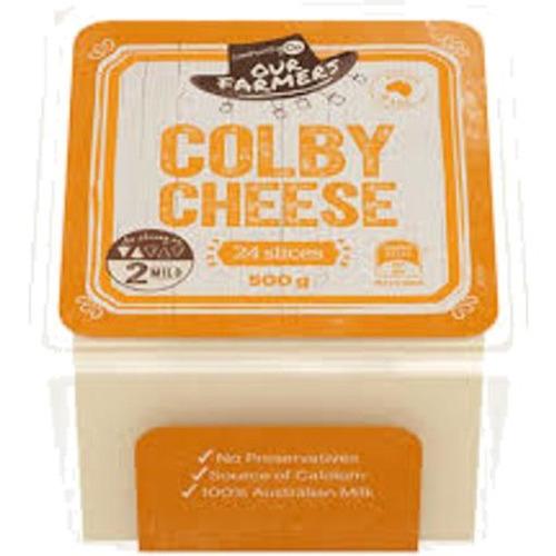 Community Co Colby Sliced Cheese 500g