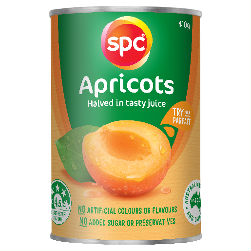 SPC Apricot Halves in Juice 410g