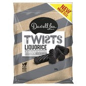 Darrell Lea Twists Liquorice 280g