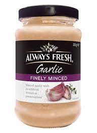 Always Fresh Minced Garlic 400g