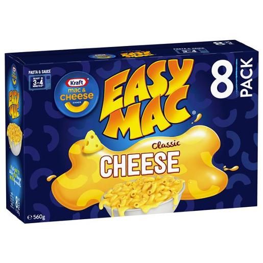 Kraft Easy Mac & Cheese 8pk 560gm