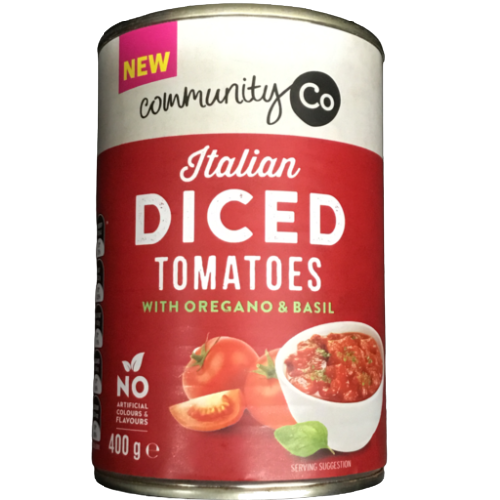 Community Co Diced Tomatoes & Herbs 400g