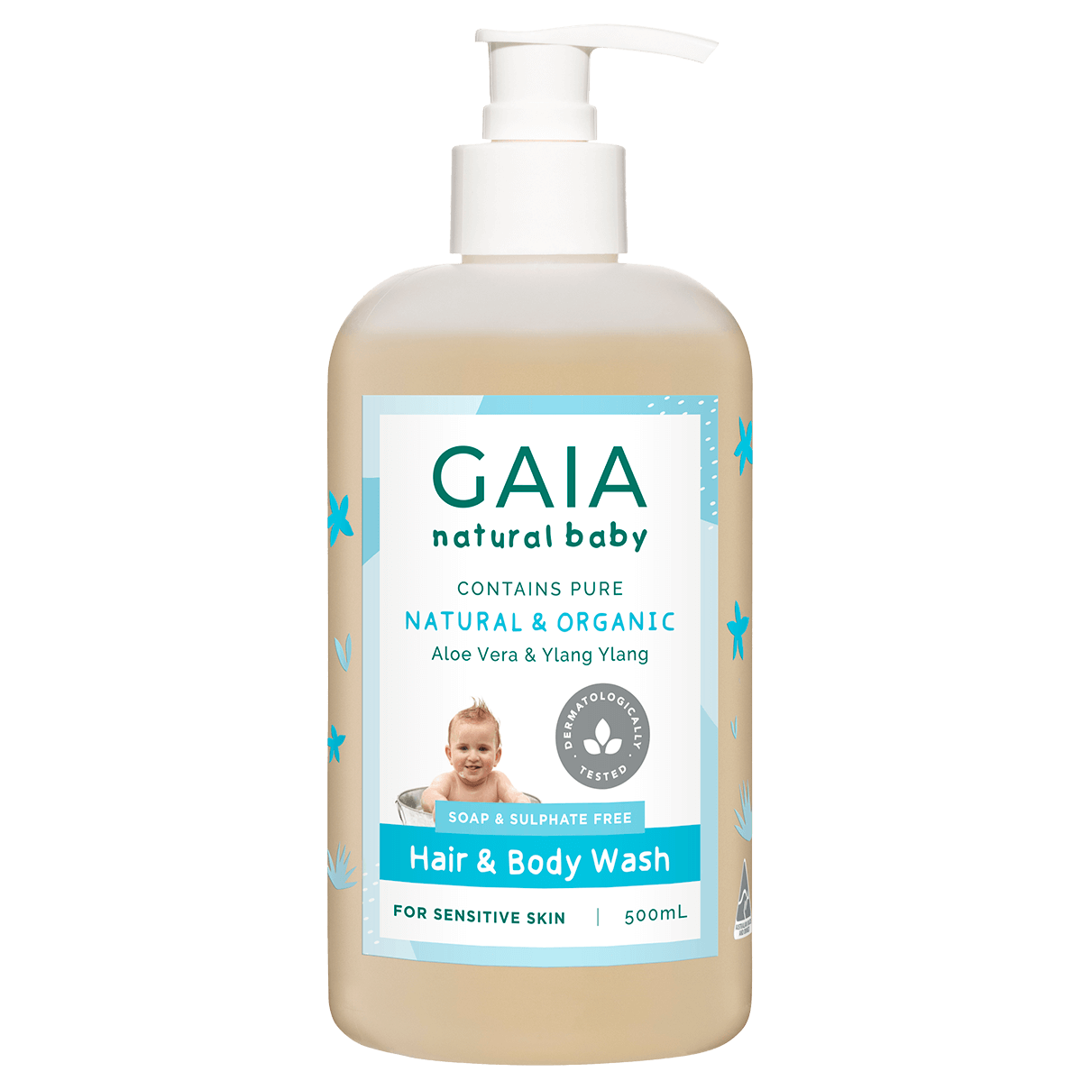 Gaia Baby Wash Hair & Body 500ml