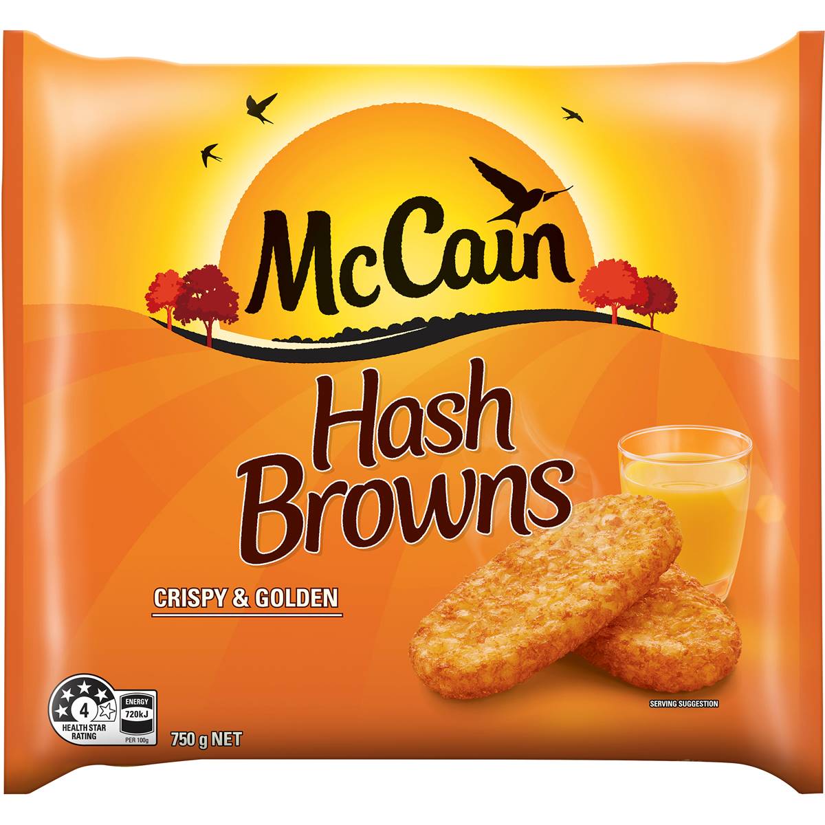 McCains Hash Browns Shredded 750g