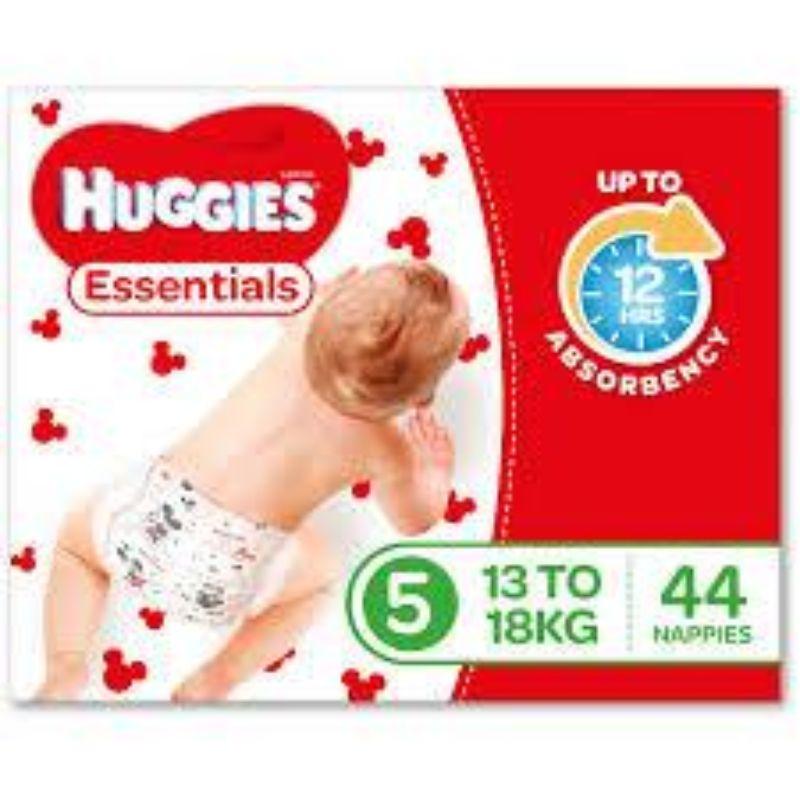 Huggies Essential Nappy Size 5 13-18Kg 44/Pack
