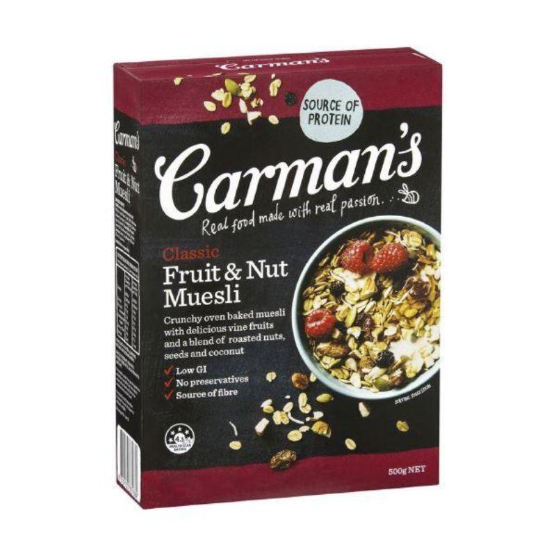 Carmans Classic Fruit and Nut Muesli 500g