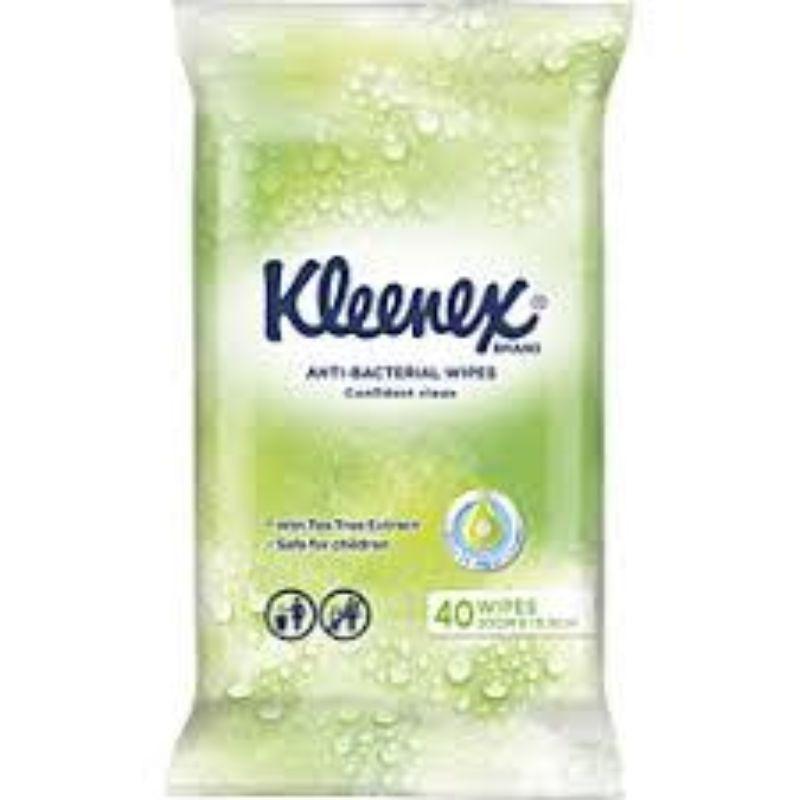 Kleenex Anti Bacterial Wipes 40pk