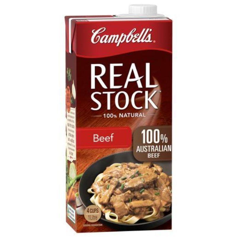 Campbells Real Beef Stock  1L