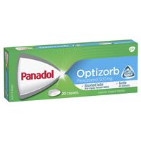 Panadol Optizorb Caplets 20 Pack