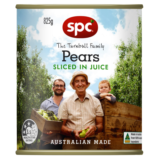 SPC Pear Slices in Juice 825gram