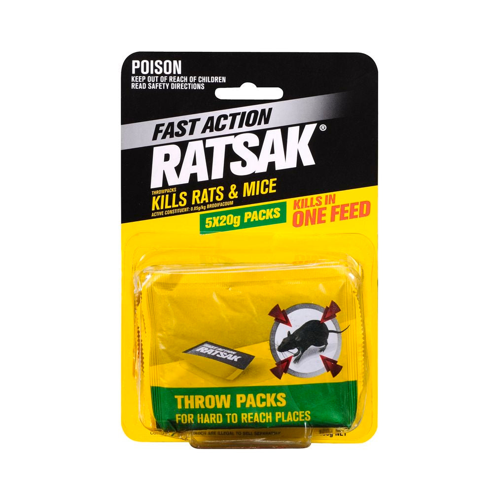 Ratsak Fast Action Throw Pack 100g