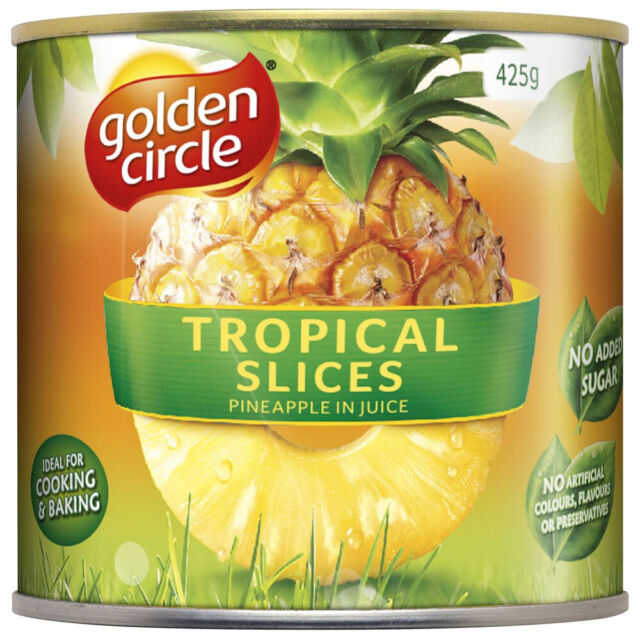 Golden Circle Sliced Pineapple Tropical 425g