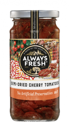 Always Fresh Sundried Cherry Tomatoes 220g
