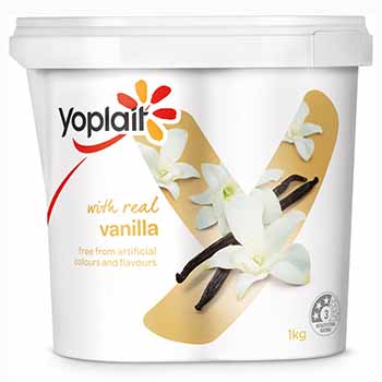 Yoplait Vanilla Yoghurt 1 kg