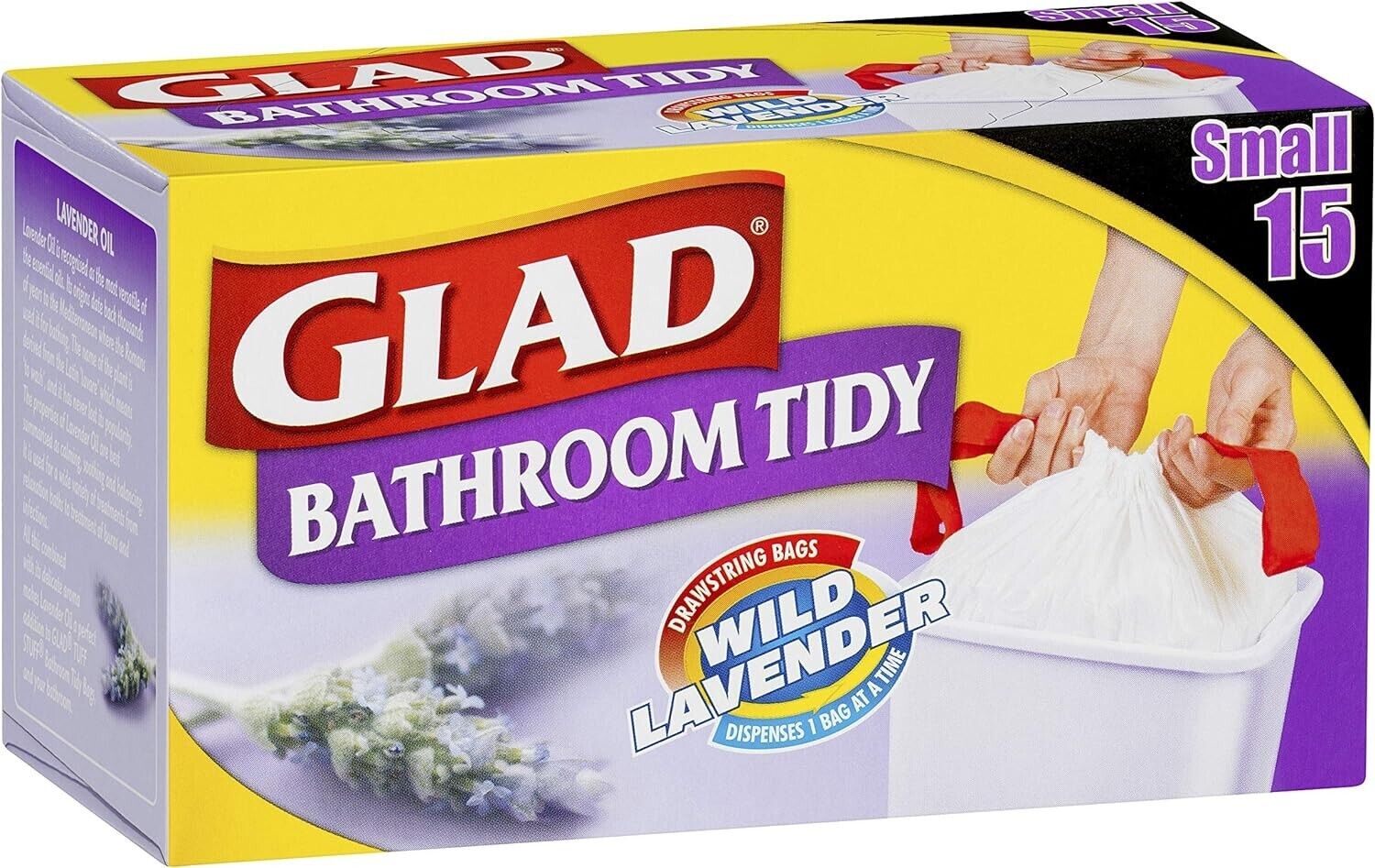 Glad Bathroom Bag D/String 15s