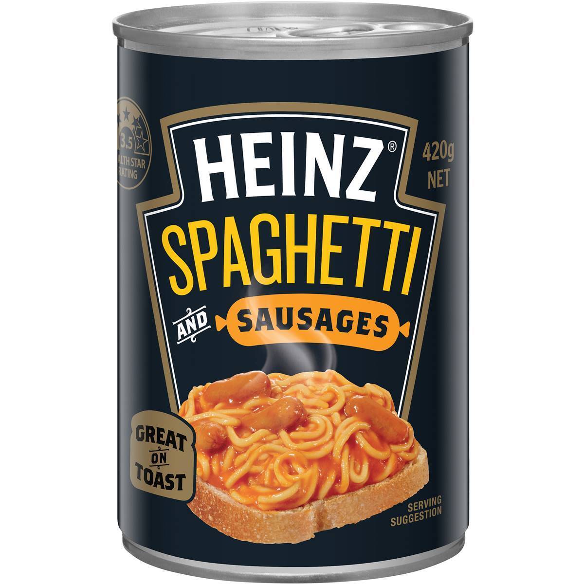 Heinz Spaghetti & Sausages 420g