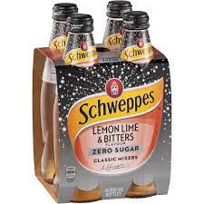 Schweppes Lemon/Lime/Bitters Zero Sugar 4 x 300ml