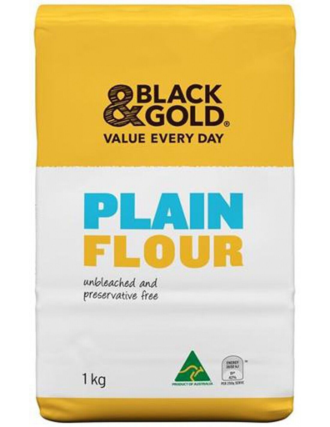 Black & Gold Plain Flour 1kg