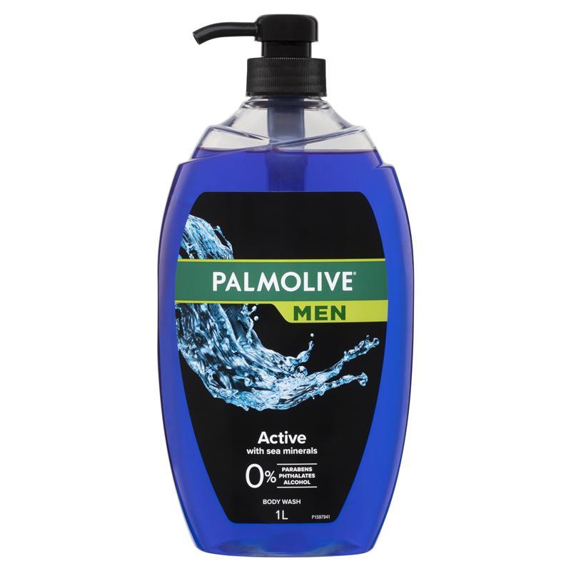 Palmolive Naturals Shower Gel Men Active 1L