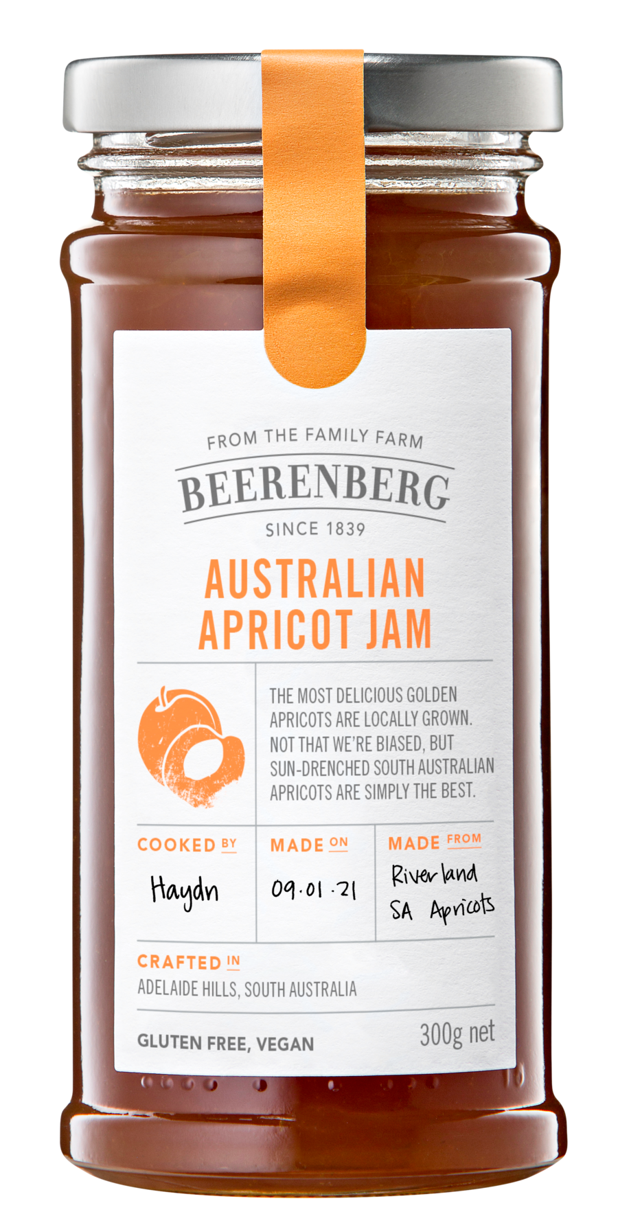 Beerenberg Apricot Jam 300g