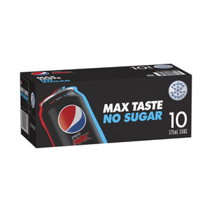 Pepsi Max Cans 10pk