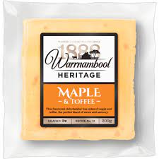 Warrnambool Cheese Cheddar Maple 200g
