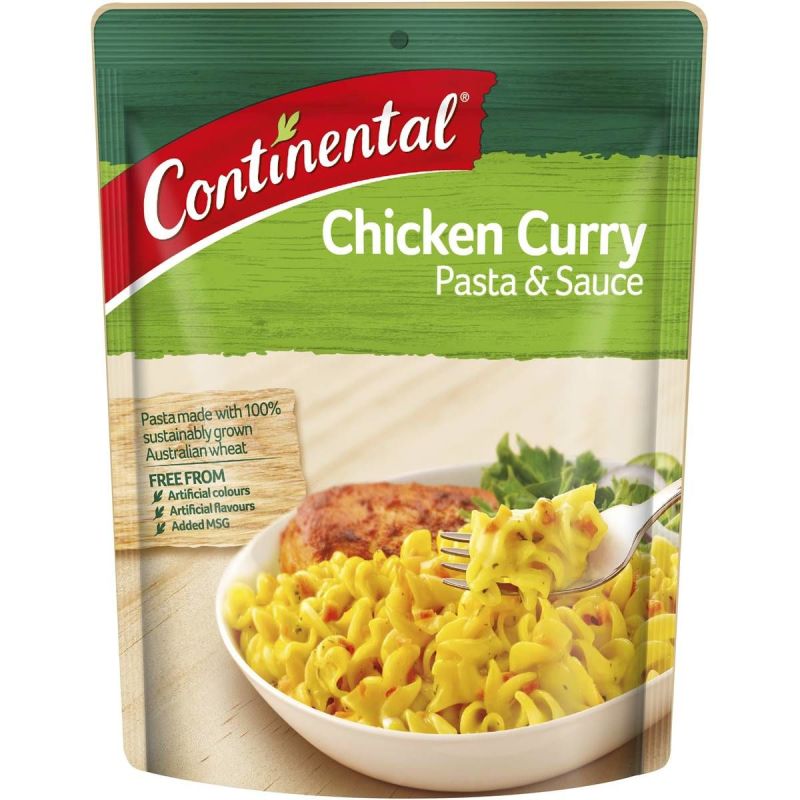 Continental Chicken Curry Pasta & Sauce 90g