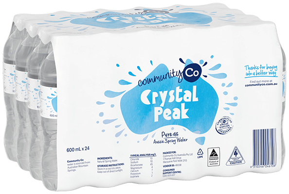 Community Co Spring  Water 24 x 600 ml