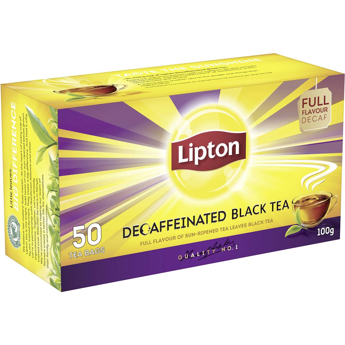 Lipton Decaf Tea Bags 50pk
