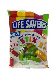 Life Savers Stix Mixed Sherbet 200g